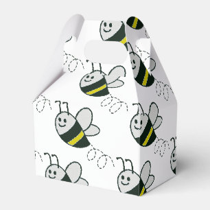 Ballotins Broderie Imprimer Baby shower d'abeille mignonne