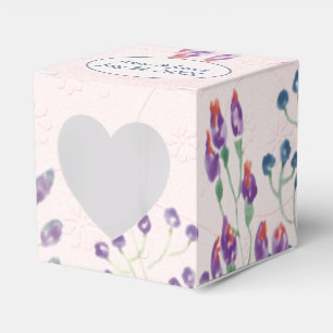 Ballotins Brosse rose Embossée Avec Fleurs