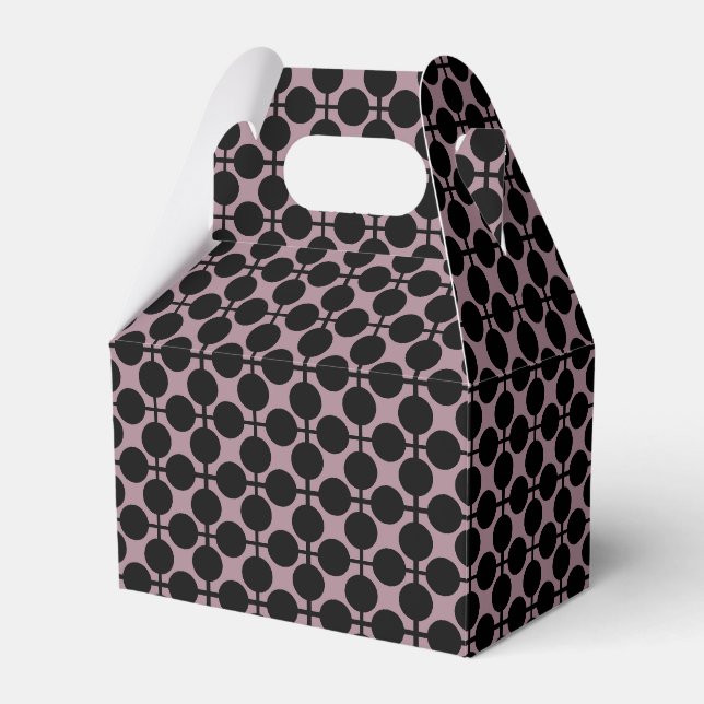 Ballotins brun noir poka dot vérifier la mode motif (Verso)