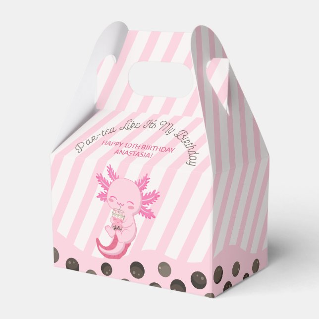 Ballotins Bubble rose Axolotl Boba Thé Par Thé Fille Anniver (Verso)