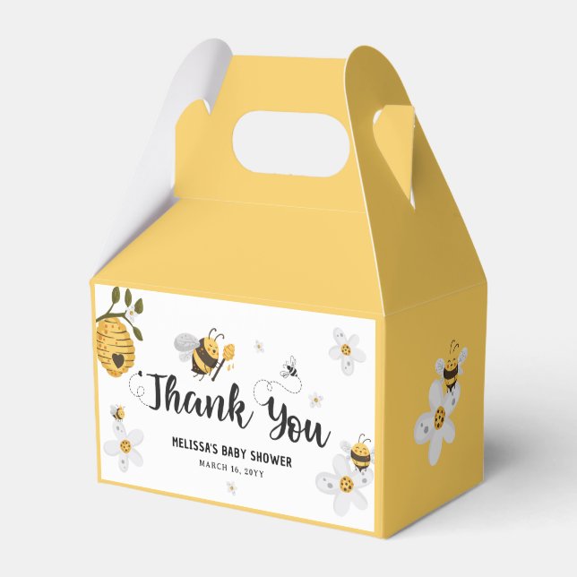 Ballotins Bumble Bee Baby shower (Verso)