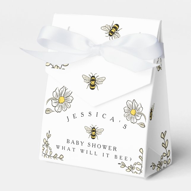 Ballotins Bumble Bee Theme Baby shower (Verso)