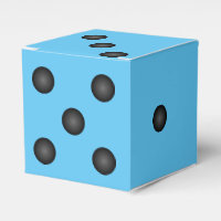 Bunco Blue Dice ou Die Party Favoriser Box