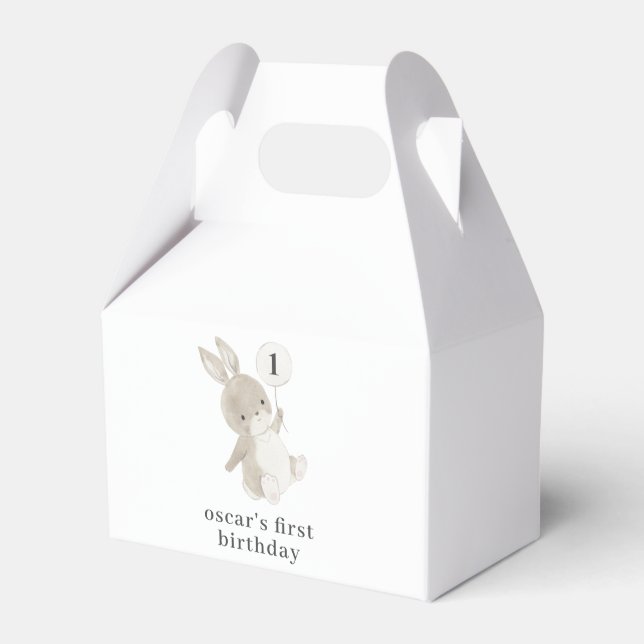 Ballotins Bunny Balloon 1er anniversaire (Verso)