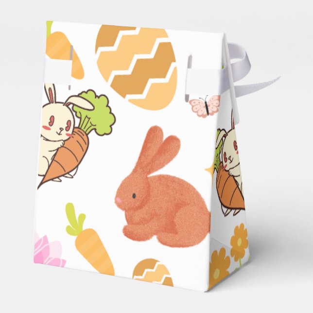 Ballotins Bunny Merci de Pâques fête d'anniversaire Faveurs (Arrière)
