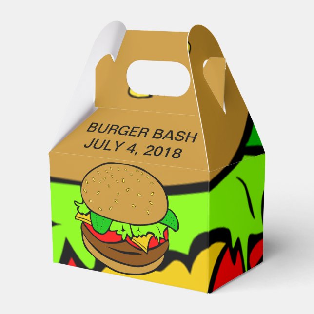BALLOTINS BURGER FAVOR BURGER BASH BARBECUE TABLE FAVEUR (Verso)
