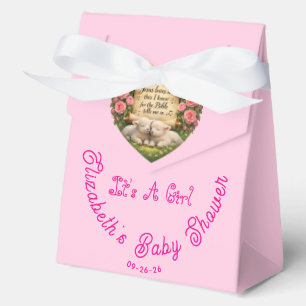Ballotins Cadeau boîte de fête pour l'arrivée d'une petite f