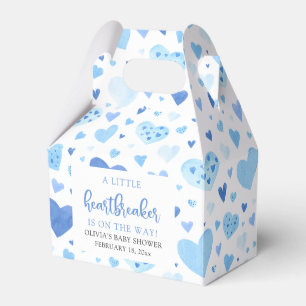 Ballotins Cadeau de Baby Shower Blue Hearts Valentine Heartb