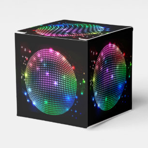 Ballotins Cadeau de boule de disco/boîte colorés de cadeau