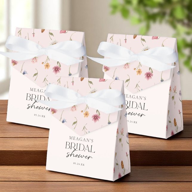 Ballotins Cadeau de Fête de Mariage Floral Rose Foncé (Créateur téléchargé)