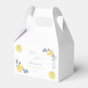 Ballotins Cadeau de Mariage Italian Blue Bow Lemon That's Am