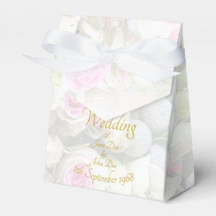 Ballotins Cadeau de mariage - Mariée avec un bouquet de mari