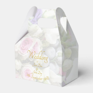 Ballotins Cadeau de mariage - Mariée avec un bouquet de mari