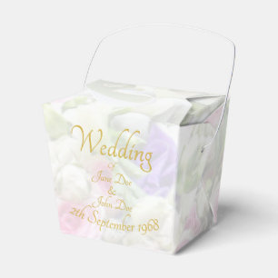 Ballotins Cadeau de mariage - Mariée avec un bouquet de mari