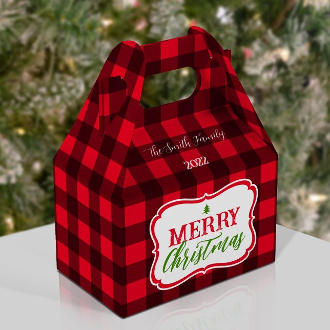 Ballotins Cadeau de Noël/Buffalo Plaid/Ballotin (Créateur téléchargé)
