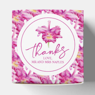Ballotins Cadeau de remerciement floral aquarelle orchidée r
