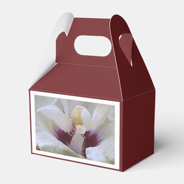 Ballotins Cadeau de rose blanche Bourgogne (Verso)