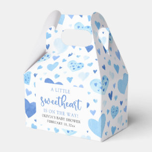 Ballotins Cadeau de Saint-Valentin Blue Hearts pour Baby Sho