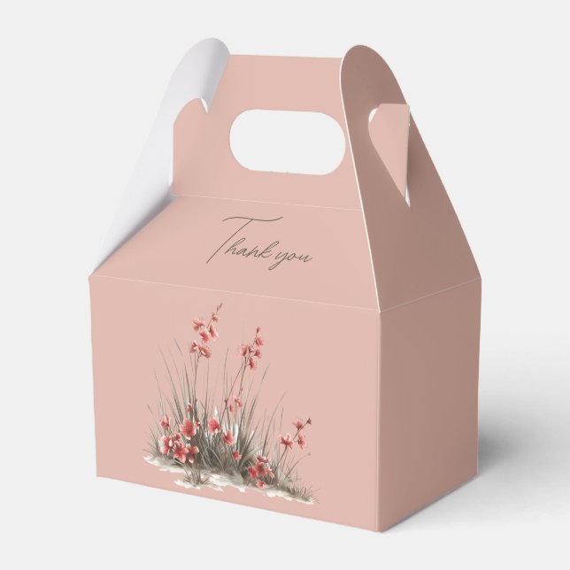 Ballotins Cadeau Mariage Merci fleur sauvage (Verso)