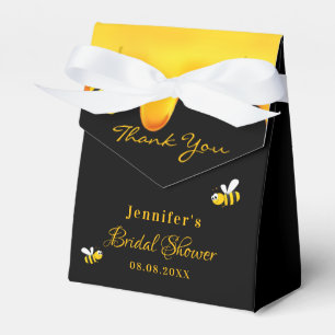 Ballotins Cadeaux de douche de mariée abeilles noires miel m