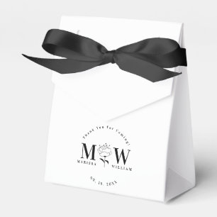 Ballotins Cadeaux de mariage monogramme personnalisés Faveur