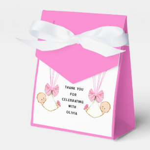Ballotins Cadeaux de remerciement pour Baby Shower Jumelles