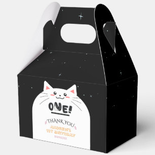 Ballotins Cadre de chat mignon étoiles scintillantes 1er ann