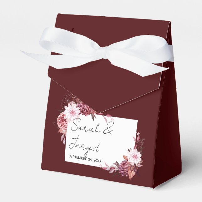 Ballotins Cadre de fleurs d'automne (Verso)