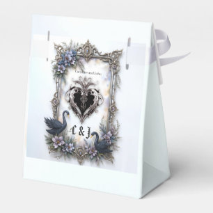 Ballotins Cadre de mariage Black Swan – Amour gothique roman