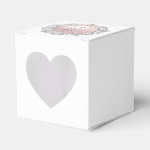 Ballotins Cadre Parties scintillant Argent Bow rose Baptême