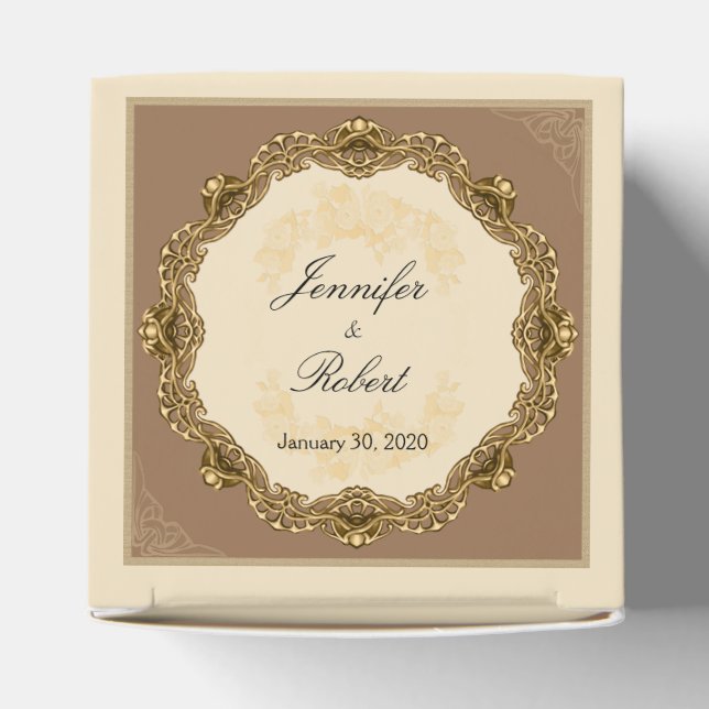 Ballotins Cadre victorien en Mariage or (Haut)