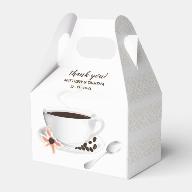 Ballotins Café Café Fèves de Café | MERCI MARIAGE (Verso)