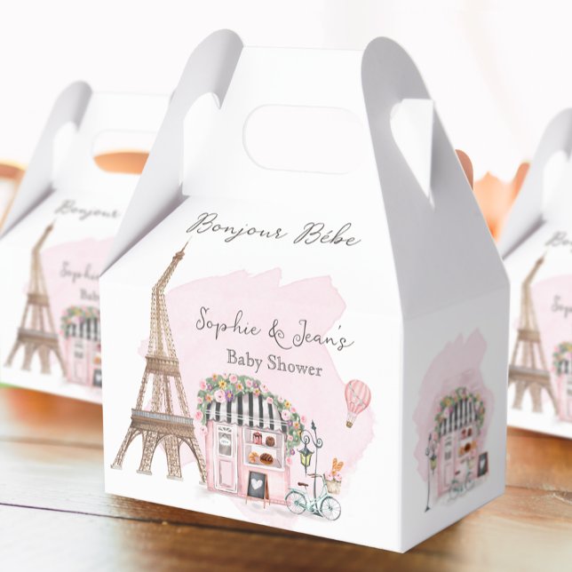 Ballotins Café Français Bonjour Bebe Paris Tea Baby shower (Créateur téléchargé)