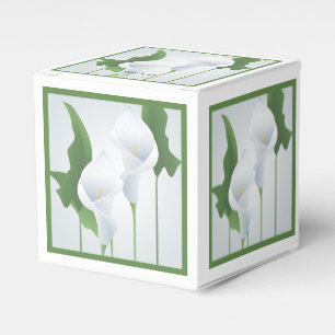 Ballotins Calla Lilies Boîte de réception personnalisée