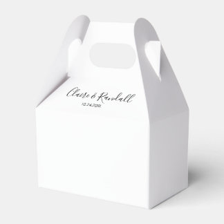 Ballotins Calligraphie Mariage noir et blanc