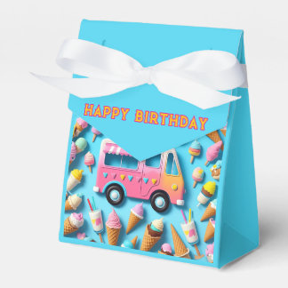 BALLOTINS " CAMION À CRÈME DE GLACE "