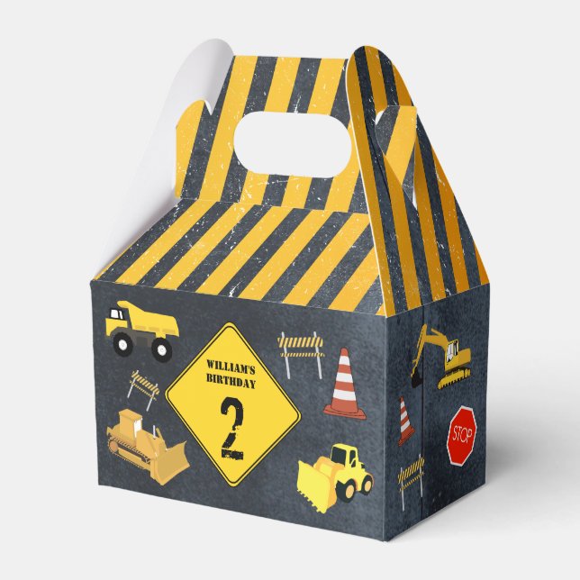 Ballotins Camions de construction Machines lourdes Anniversa (Verso)
