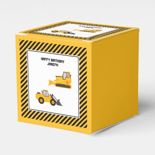 Ballotins Camions de véhicules de construction Gold et Black (Verso)