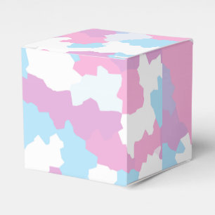 Ballotins Camo blanc rose Abstrait