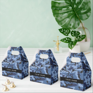 Ballotins Camouflage bleu marine Votre nom Personnalisez