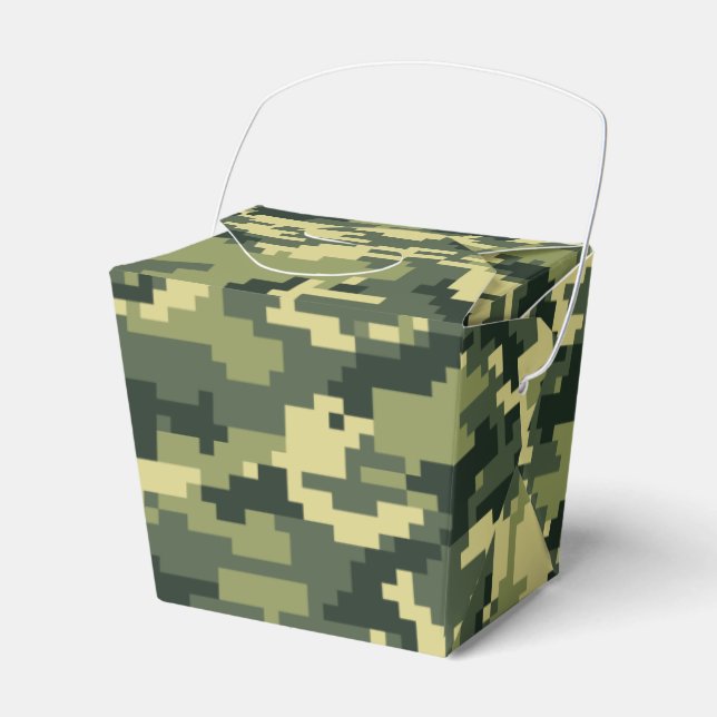 Ballotins Camouflage numérique en bois à 8 bits / Camo (Verso)