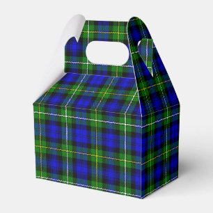 Ballotins Campbell tartan bleu vert plaid