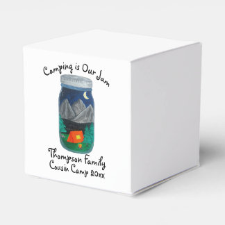 Ballotins Camping is Our Jam Tent and Mountains in Jar
