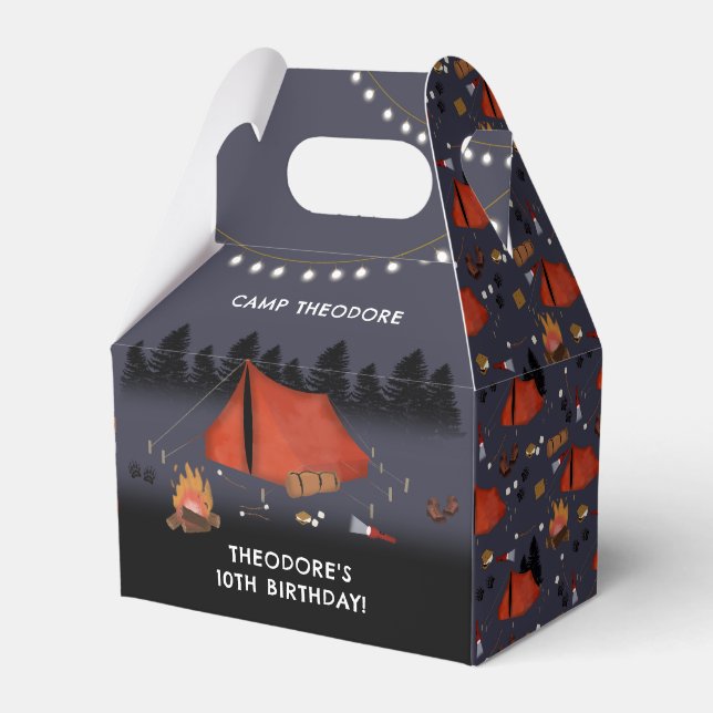 Ballotins Camping Outdoor Adventure Camping Fête d'anniversa (Verso)