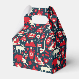 Ballotins Canada Noël Canadien Hiver Motif d'Orignal