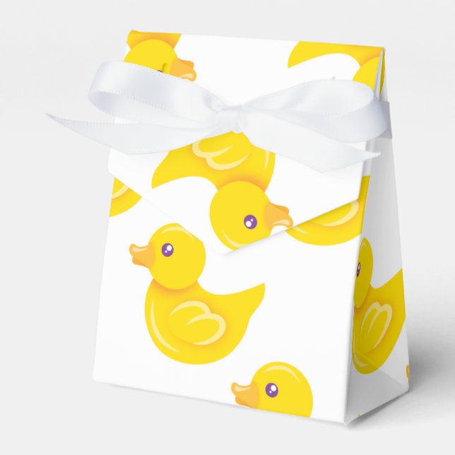 Ballotins Canard en caoutchouc jaune et blanc, Canard (Verso)