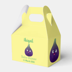 Ballotins Caricature de fruits mauve joyeux aux figues
