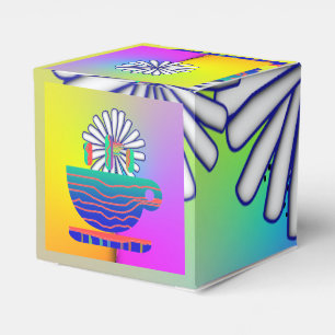 Ballotins Carré cadeau Rainbow Floral