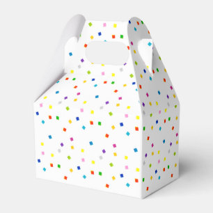 Ballotins Carré coloré Confetti Ballotin 