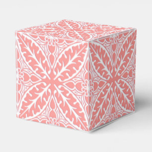 Ballotins Carreaux marocains - rose corail et blanc